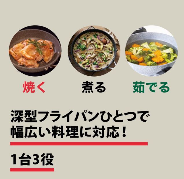 深型フライパン 24cm