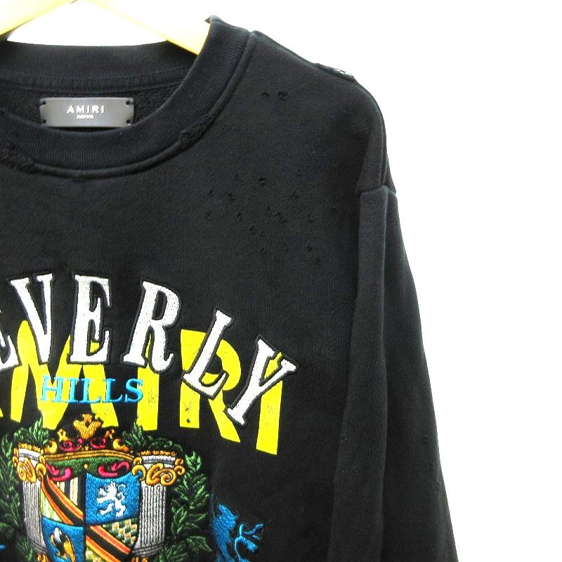 アミリ AMIRI 美品 BEVERLY HILLS EMBROIDERED LOGO スウェット アミリ AMIRI 美品 BEVERLY HILLS EMBROIDERED LOGO スウェット