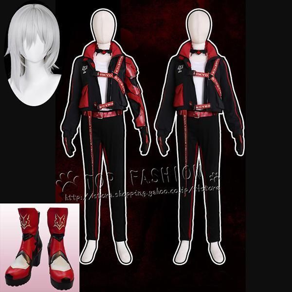 バーチャル YouTuber VTuber Noctyx Fulgur Ovid ファルガー?オーヴィド コスプレ衣装 ウィッグ 靴 道具別売り