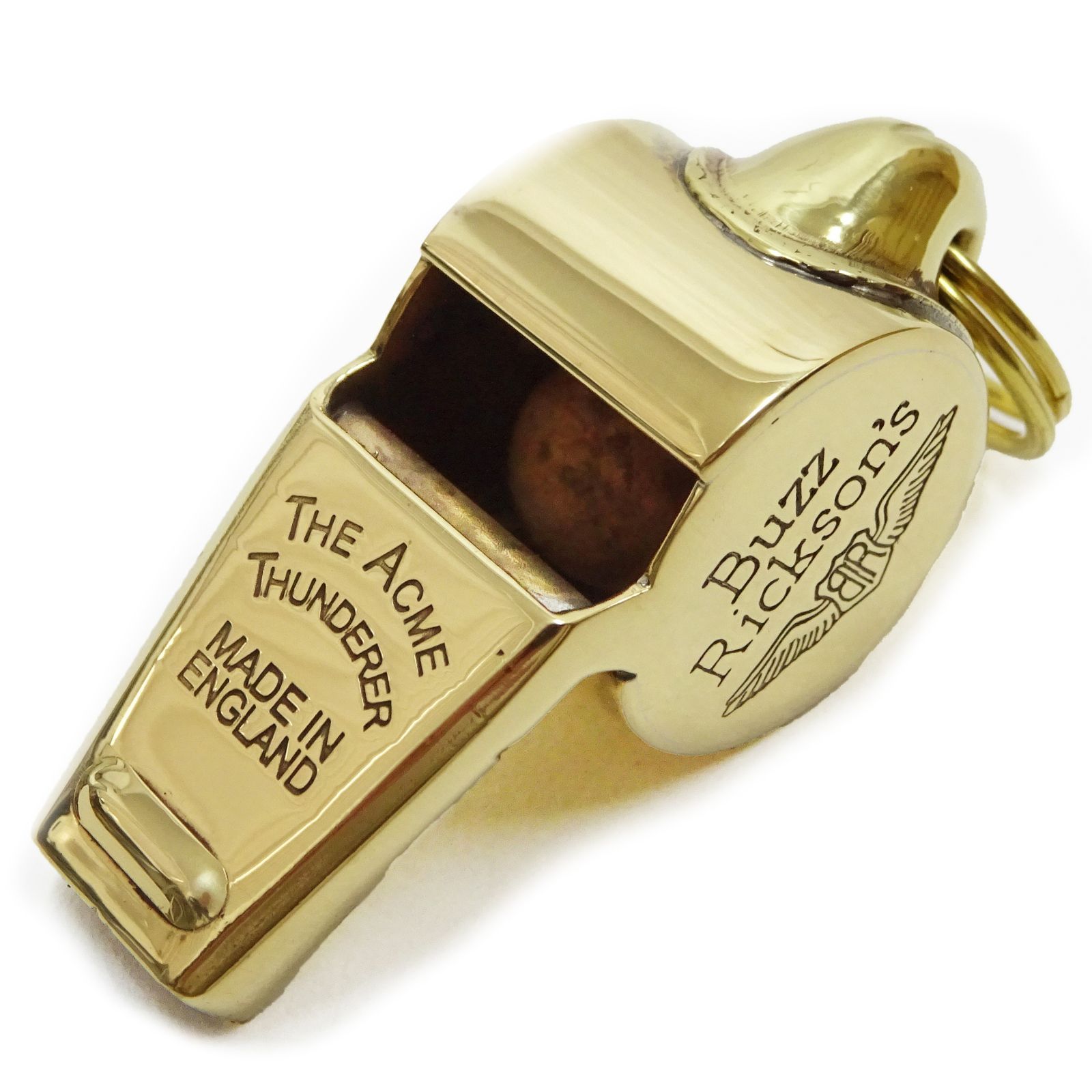 バズリクソンズ BUZZ RICKSON'S ACME(アクメ)社製 真鍮(しんちゅう・BRASS) ホイッスル 笛 警笛 BR02763 新品