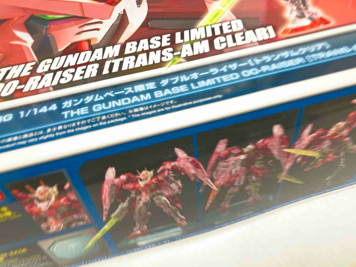 プラモデル バンダイ 1|144 ダブルオーライザー トランザムクリア RG 機動戦士ガンダム00 ガンダムベース