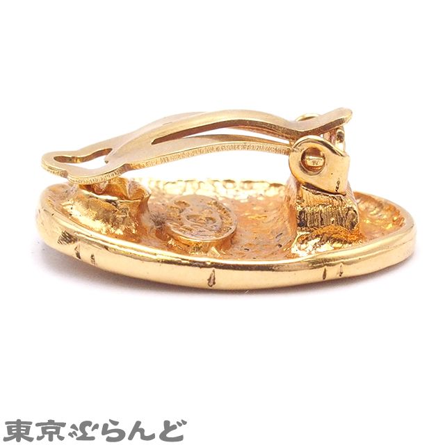 シャネル CHANEL オーバル クラウン アンカー ヴィンテージ ゴールド 