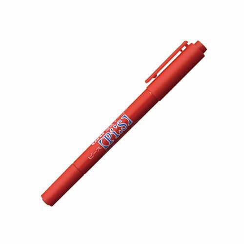 まとめ 三菱鉛筆 サインペン ピースマーカー 赤 PA121T-15 ×50セット