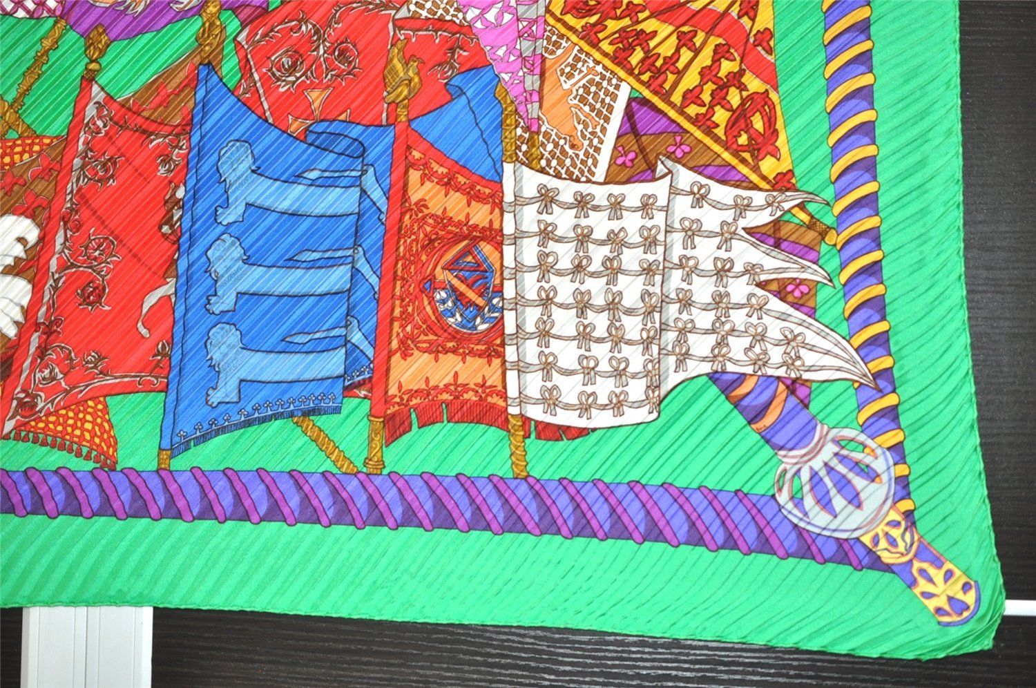 HERMES エルメス プリーツスカーフ HERMES エルメスプリーツ