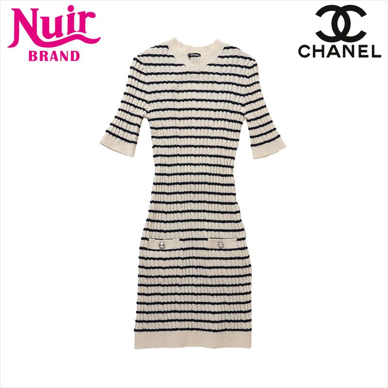 CHANEL シャネル ワンピース Size 36 2025 P74 ウール×アクリル