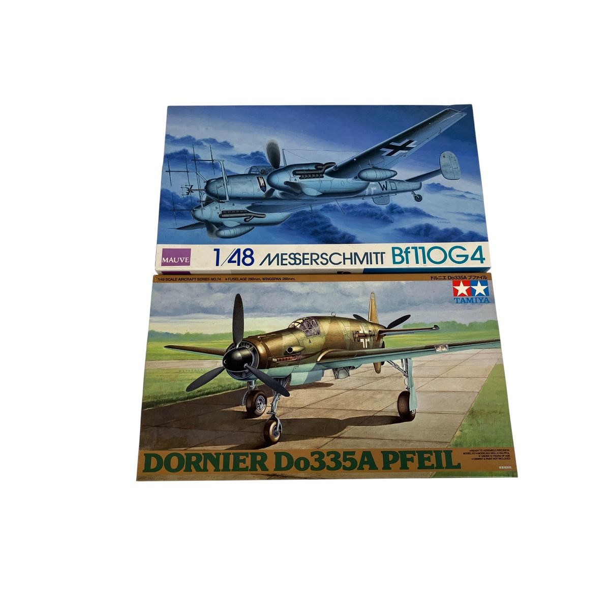タミヤ 1/48 ドルニエ Do335 A プファイル MAUVE Bf110G4 ドイツ