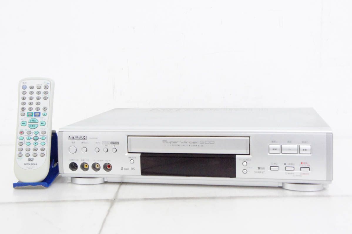 中古＞三菱 S-VHSデッキ MITSUBISHI HV-BS500 中古MITSUBISHI ビデオ