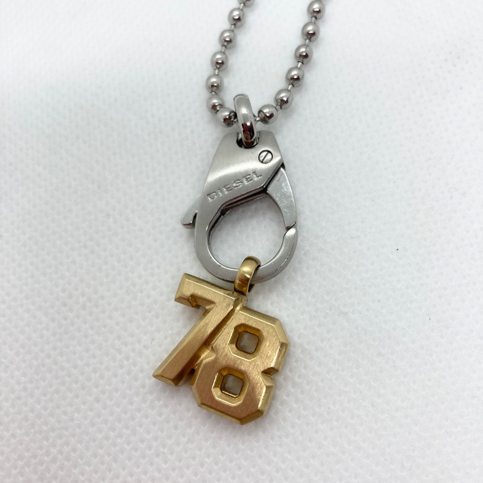 DIESEL ディーゼル ボールチェーンネックレス 78 アクセサリー