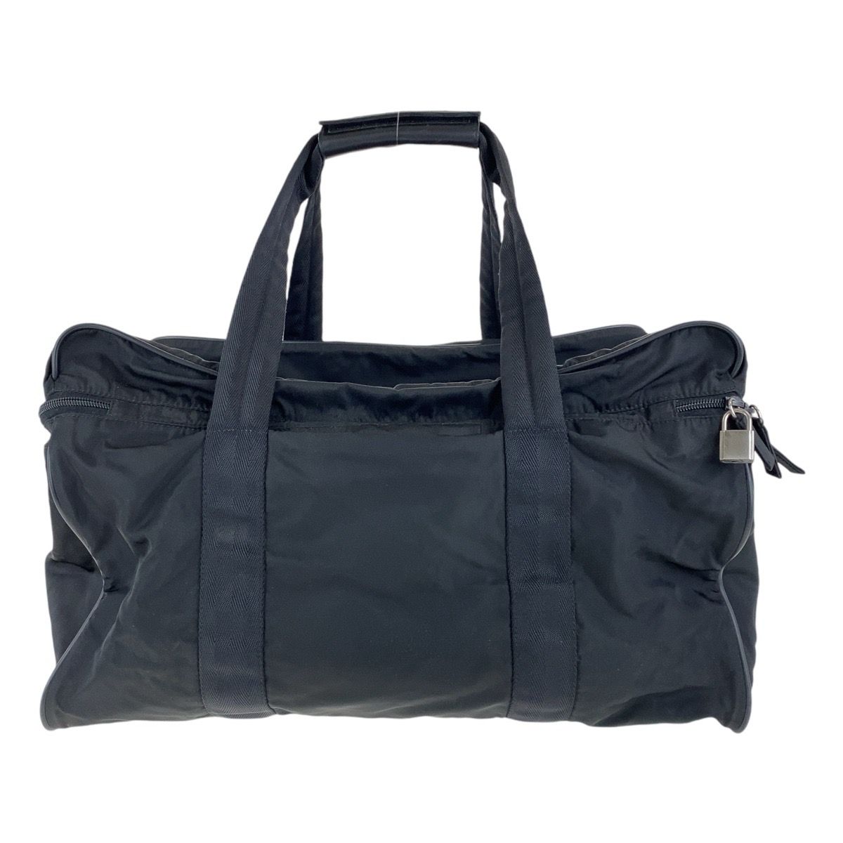 PRADA プラダ ボストンバッグ トライアングルロゴ 三角ロゴ プレート