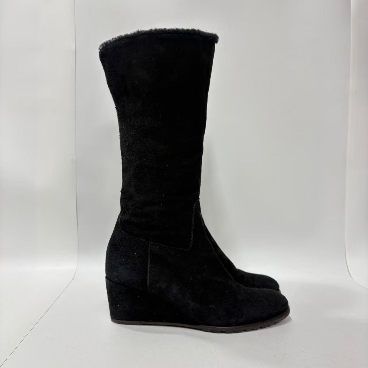 銀座かねまつ　ブラック サイドゴアブーツ SHOES CONCIERGE｜【WEB LIMITED】限定60足のサイドゴアショート