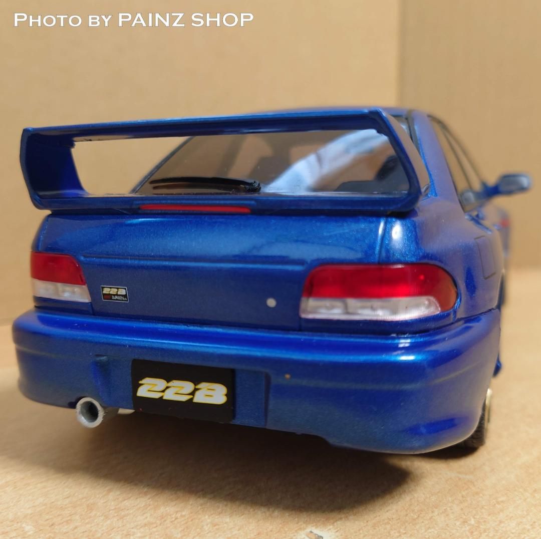 1/18 スバル インプレッサ 22B 1998 ブルー ソリド製 - メルカリ