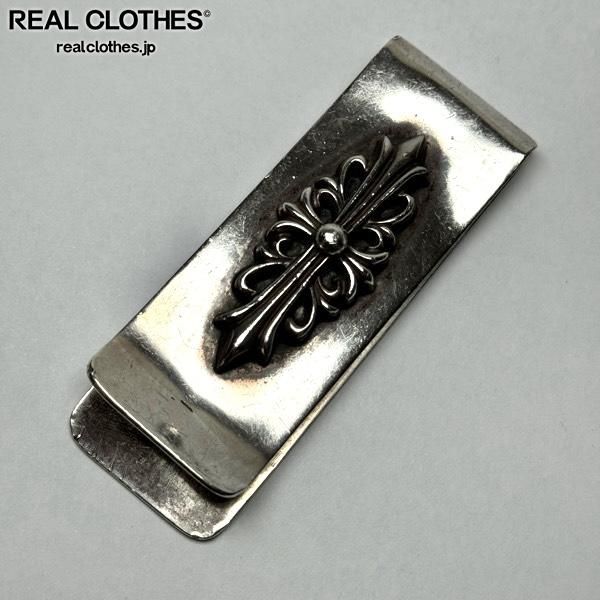 CHROME HEARTS|クロムハーツ ラージ フローラルクロス マネークリップ