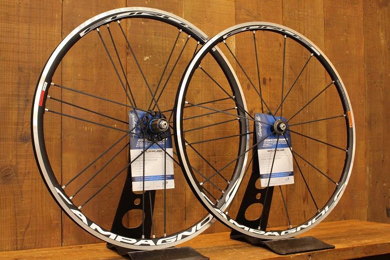 新品 未使用 カンパニョーロ CAMPAGNOLO ユーラス EURUS アルミ クリンチャー シマノ 11S ナローリム 15C ホイールセット  【芦屋店】 - メルカリ