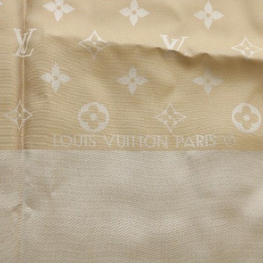 ルイヴィトン LOUIS VUITTON ストール スカーフ 絹 シルク 薄手  