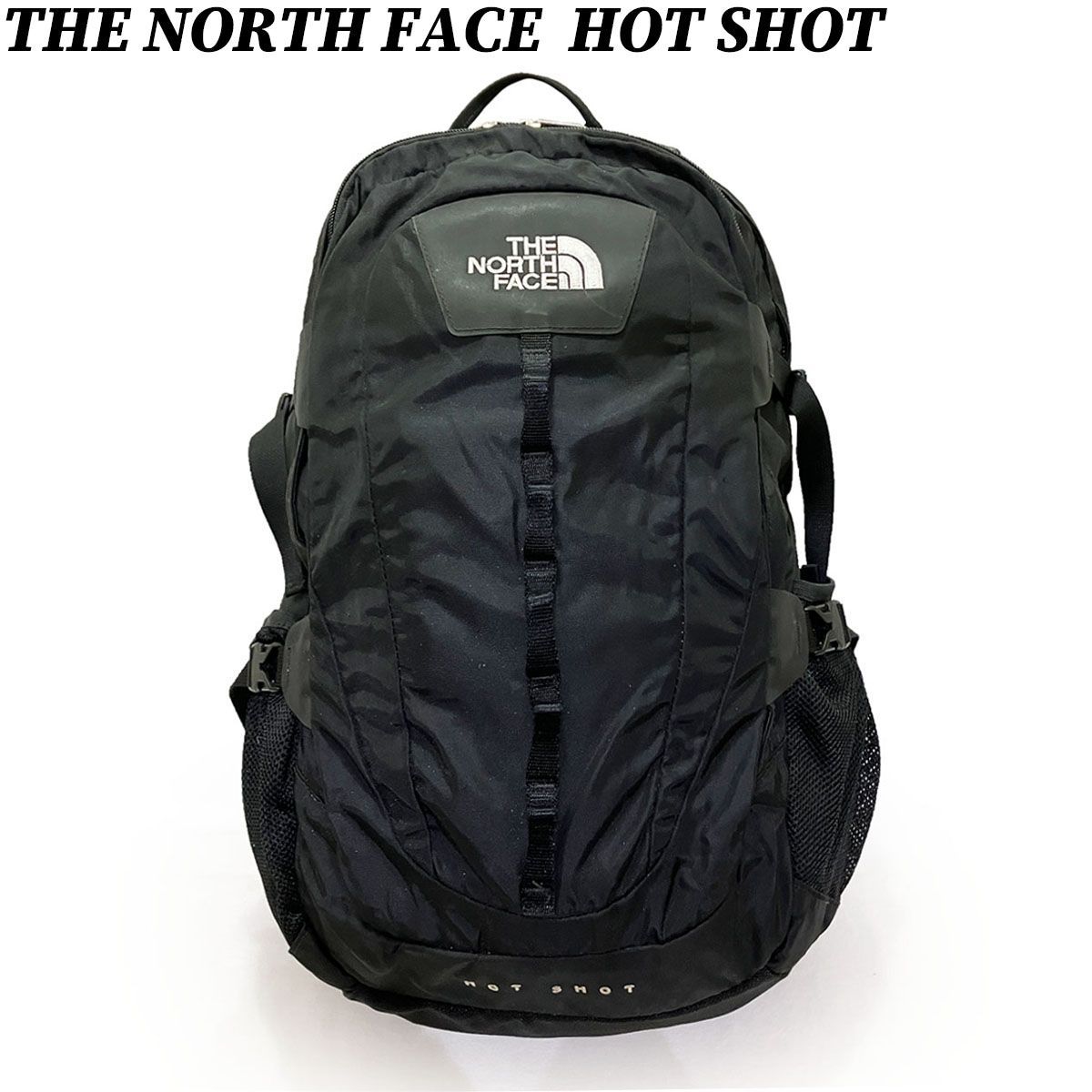 ザ ノースフェイス ホットショット バックパック ブラック THE NORTH FACE HOT SHOT NM71862 リュック アウトドア  アメリカ ブランド 中古 ユーズド 匿名配送 黒 メンズ レディース 国内正規品 容量 トラベル - メルカリ