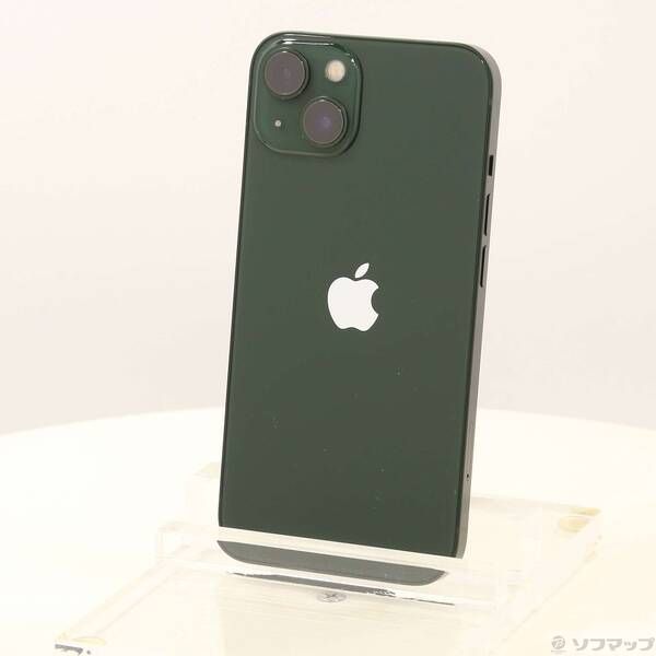 中古品〕 iPhone13 256GB グリーン MNGH3J／A SIMフリー【262