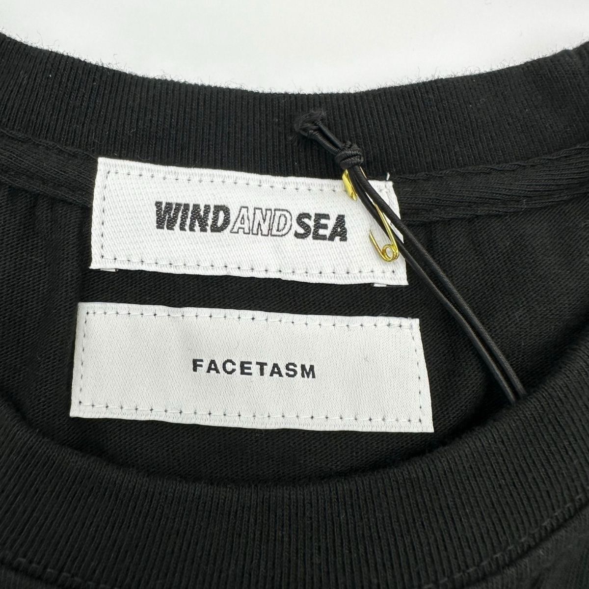 新品】 FACETASM × WDS TEE black WDS-FACE-03-Black-XL WIND AND SEA