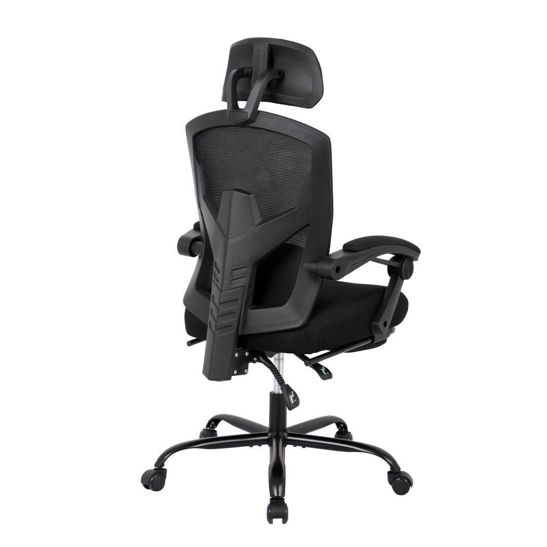 オフィスチェア事務所チェアリクライニング機能足載せ付きロッキング