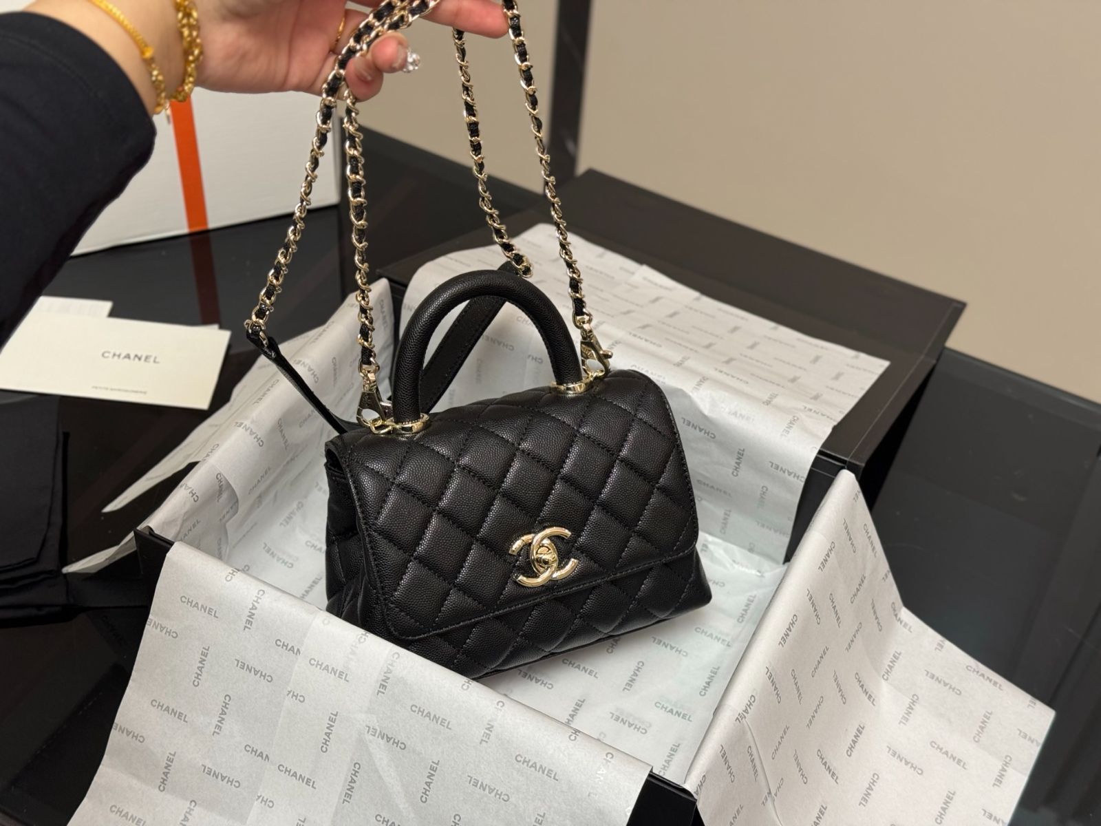 今日 Chanel Coco Handle Bag シャネル ココ ハンドル バッグ
