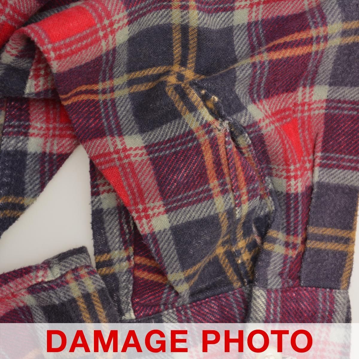 Nofade】50s～60s チェック柄ネル長袖シャツ 50s 60s ヴィンテージ