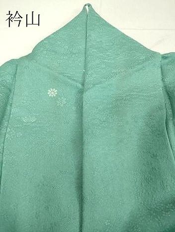 平和屋着物○本加賀友禅作家 柿本市郎 小紋 草花松文 銀糸 正絹