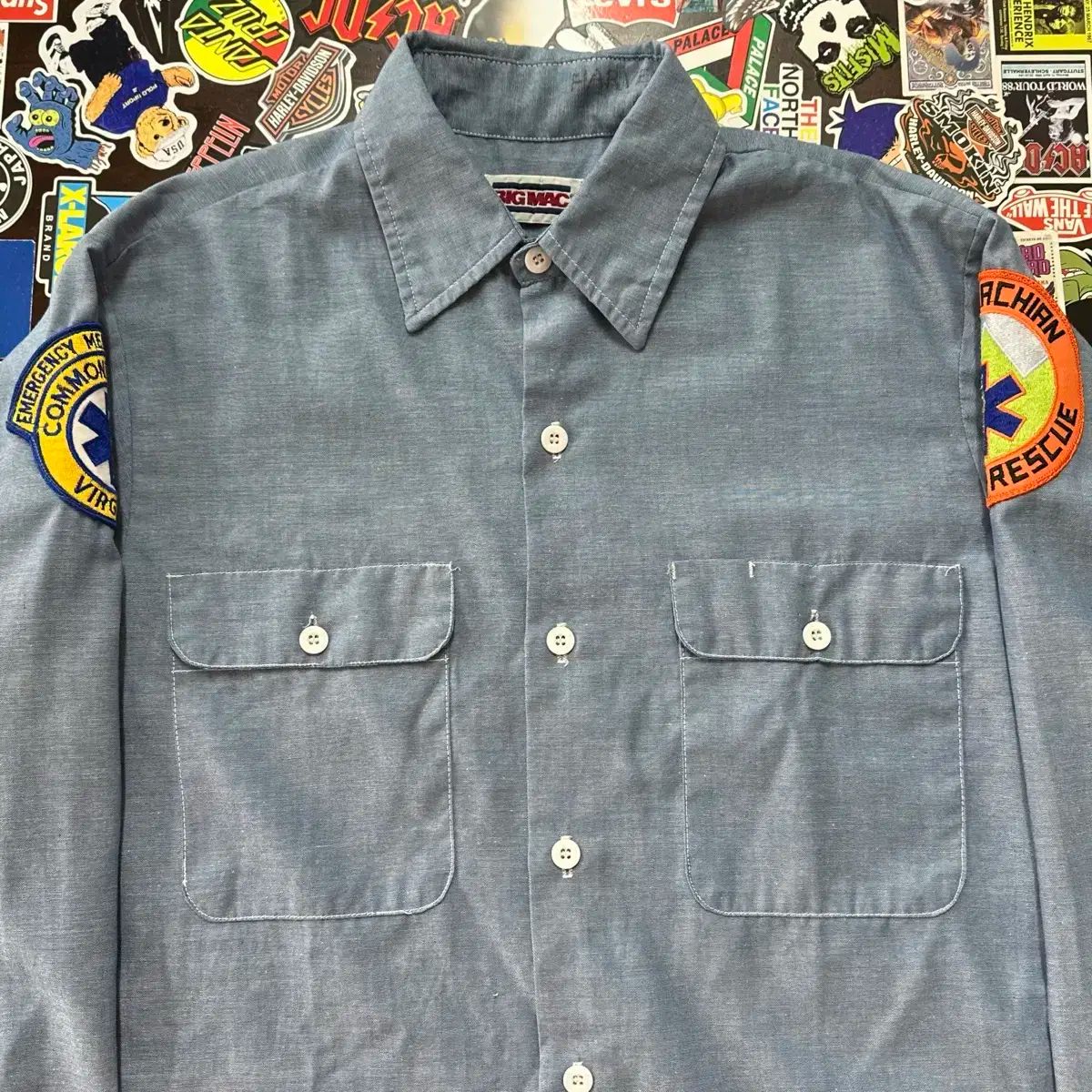 80s USA ビッグマック ワークシャツ M - メルカリ