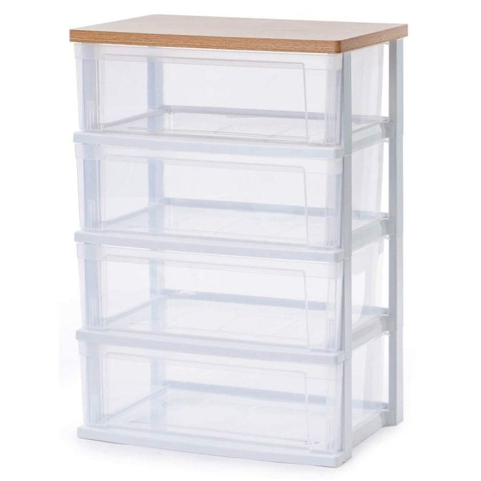 5営業日で発送 IRISOHYAMA アイリスオーヤマ ウッドトップチェスト NSW-544WT フレンチオーク クリア