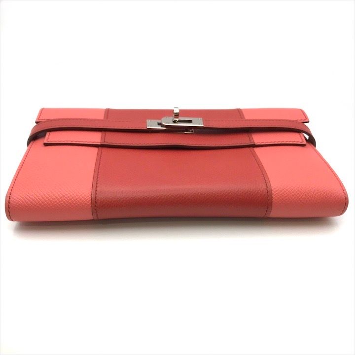 美品 HERMES エルメス ケリー ウォレット バイカラー ヴォ― エプソン  