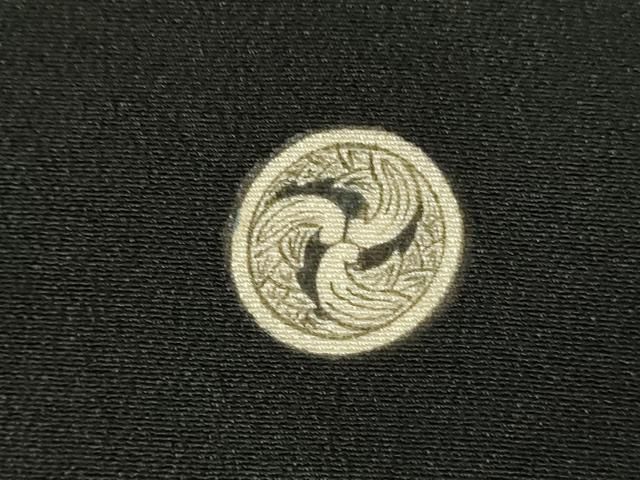 平和屋着物□豪華黒留袖 駒刺繍 吉祥荒波文 金彩 正絹 逸品 DAAR1939qp