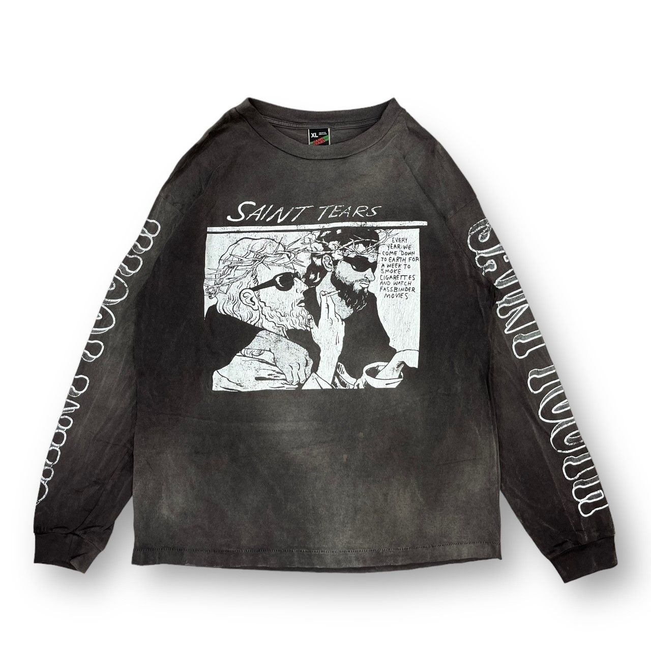 SAINT MICHAEL SONIC YOUTH XL 黒 L/S TEE