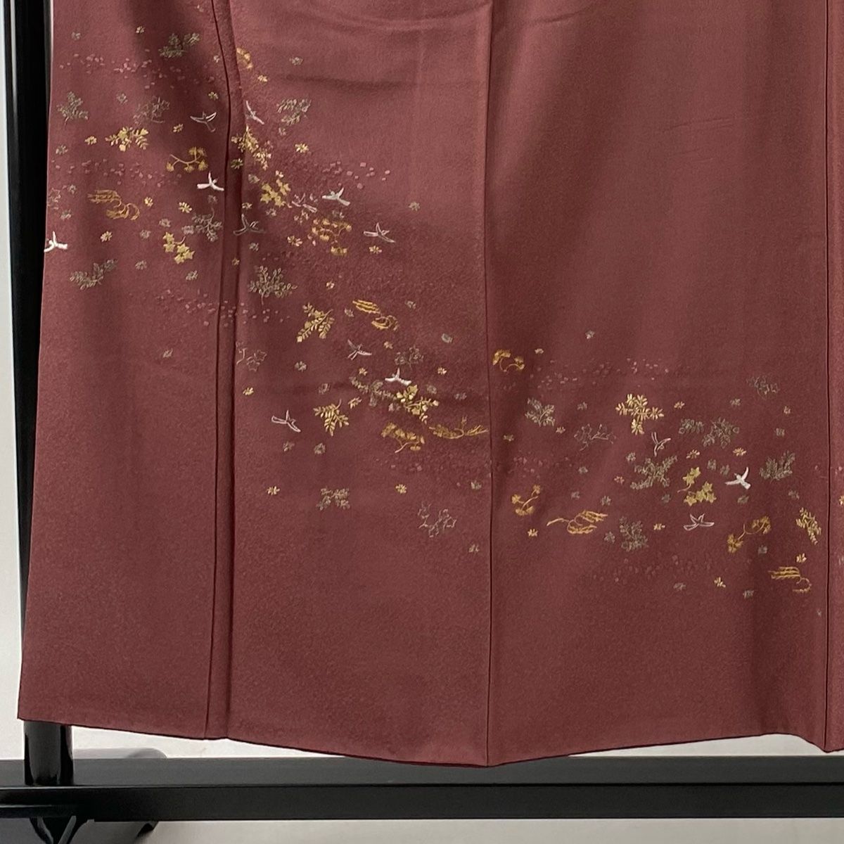 平和屋着物○訪問着 友禅 枝葉文 暈し染め 正絹 逸品 AABC4499ph 平和