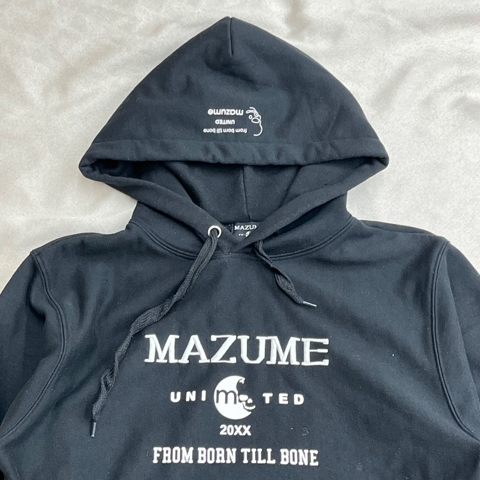 mazume フルジップパーカー 黒 mazume フルジップパーカー 黒