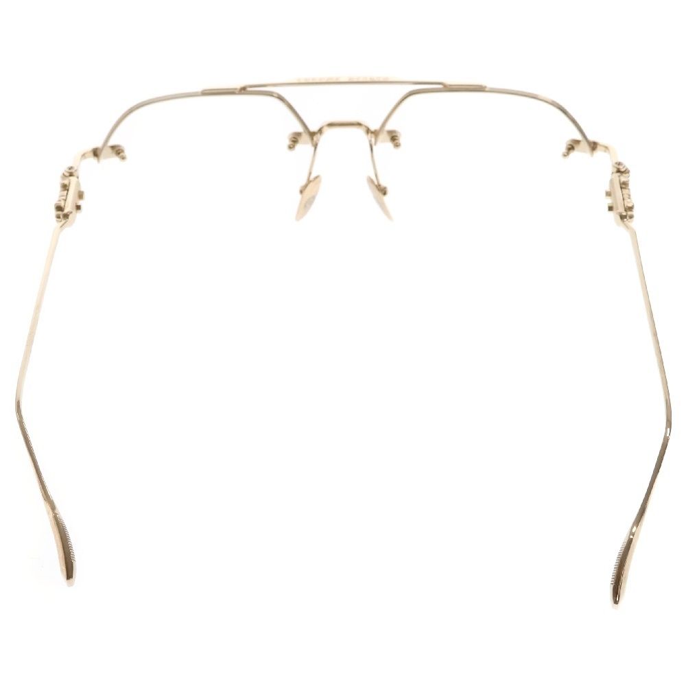 クロムハーツ   LOVE ROD ダブルブリッジフローラルクロスフレームサングラス 中古 FK04 クロムハーツ LOVE ROD ダブルブリッジフローラルクロスフレーム