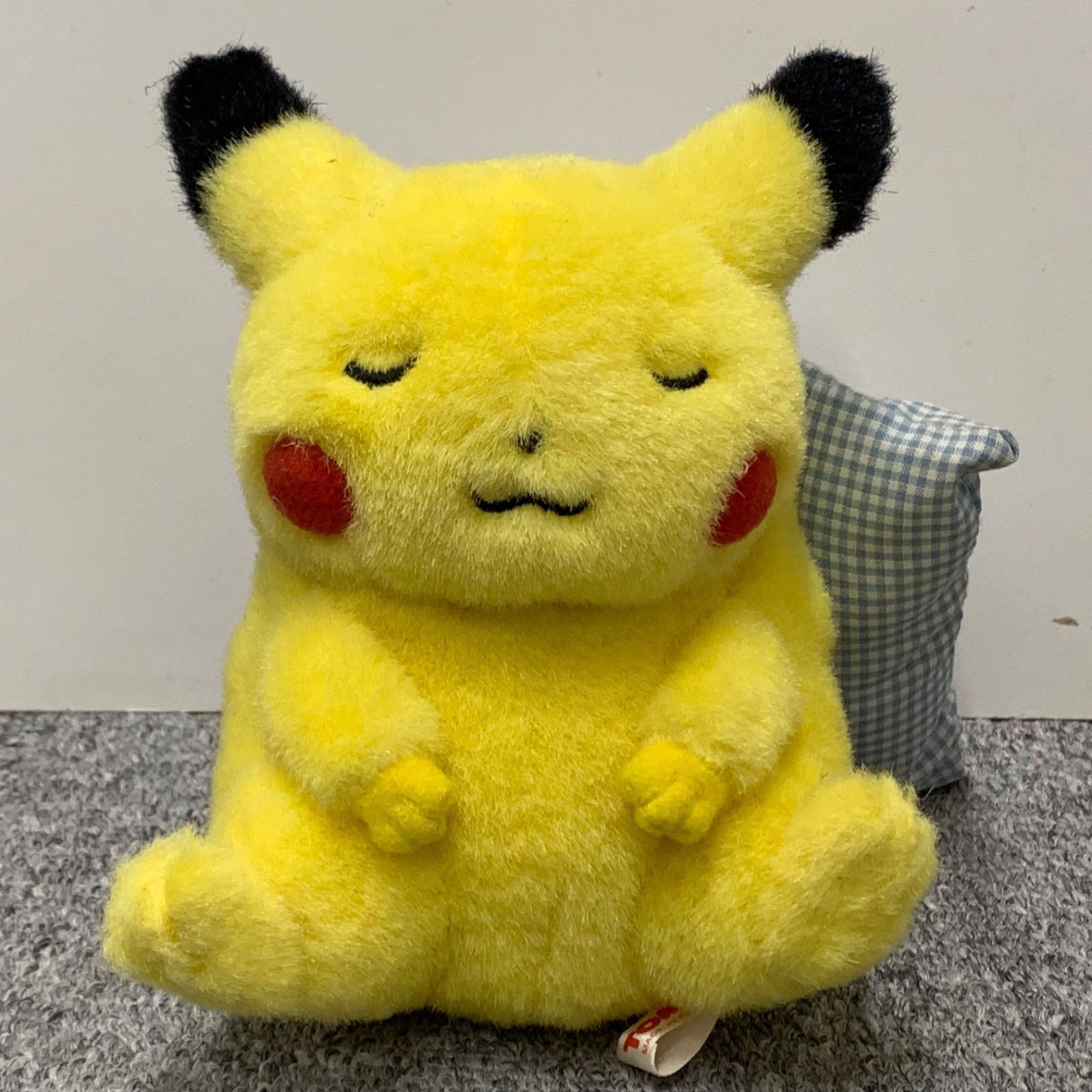 NPA】ポケモン ピカチュウ TOMY トミー 初期 ぬいぐるみ おやすみ 枕 