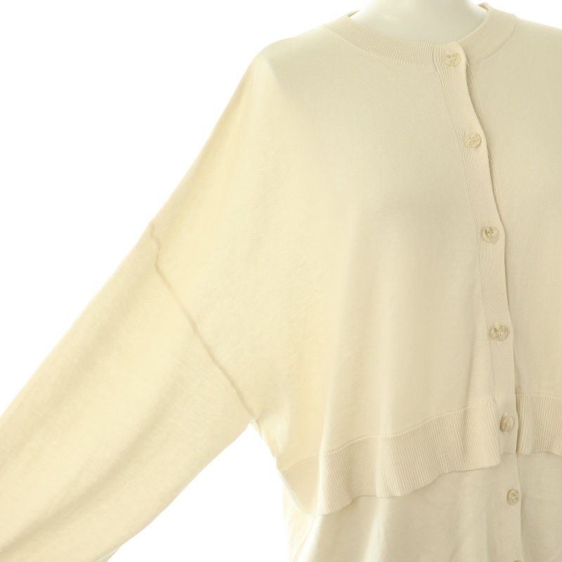 エンフォルド ENFOLD BOXレイヤードCARDIGAN カーディガン