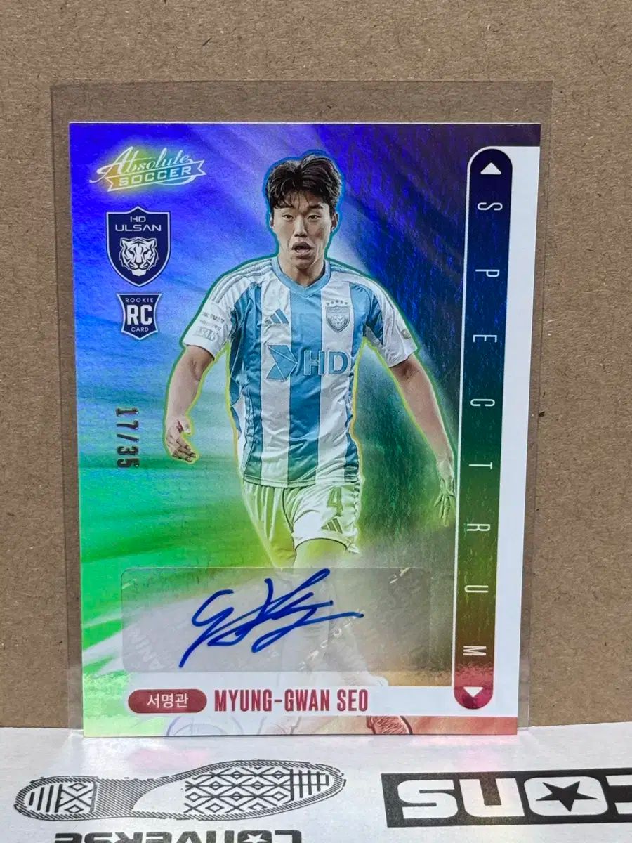 35 Panini パニーニ ABSOLUTE Kリーグ ウルサン ソ ミョンガン ルーキー オート カード