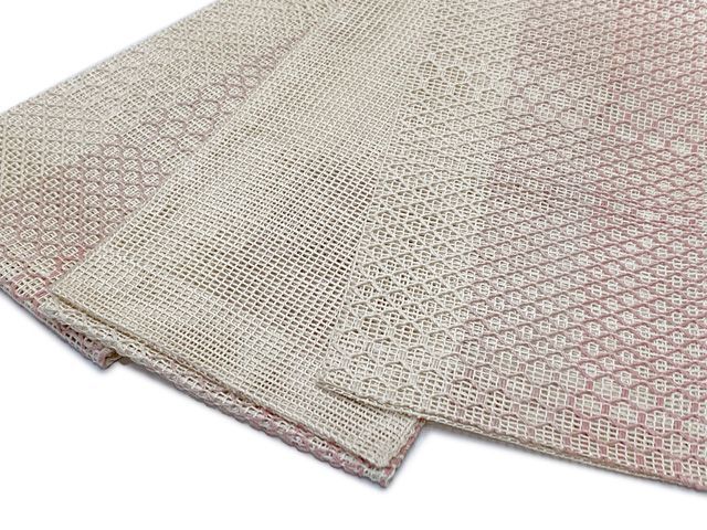 絹麻ぼかしの半幅帯 浴衣