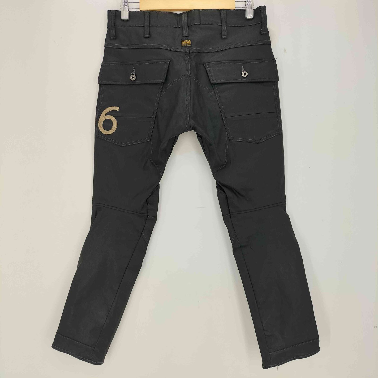 G-STAR RAW 極上 黒 コーティングデニム ボトムス W31 L32 G-STAR RAW 極上 黒 コーティングデニム ボトムス W31 L32