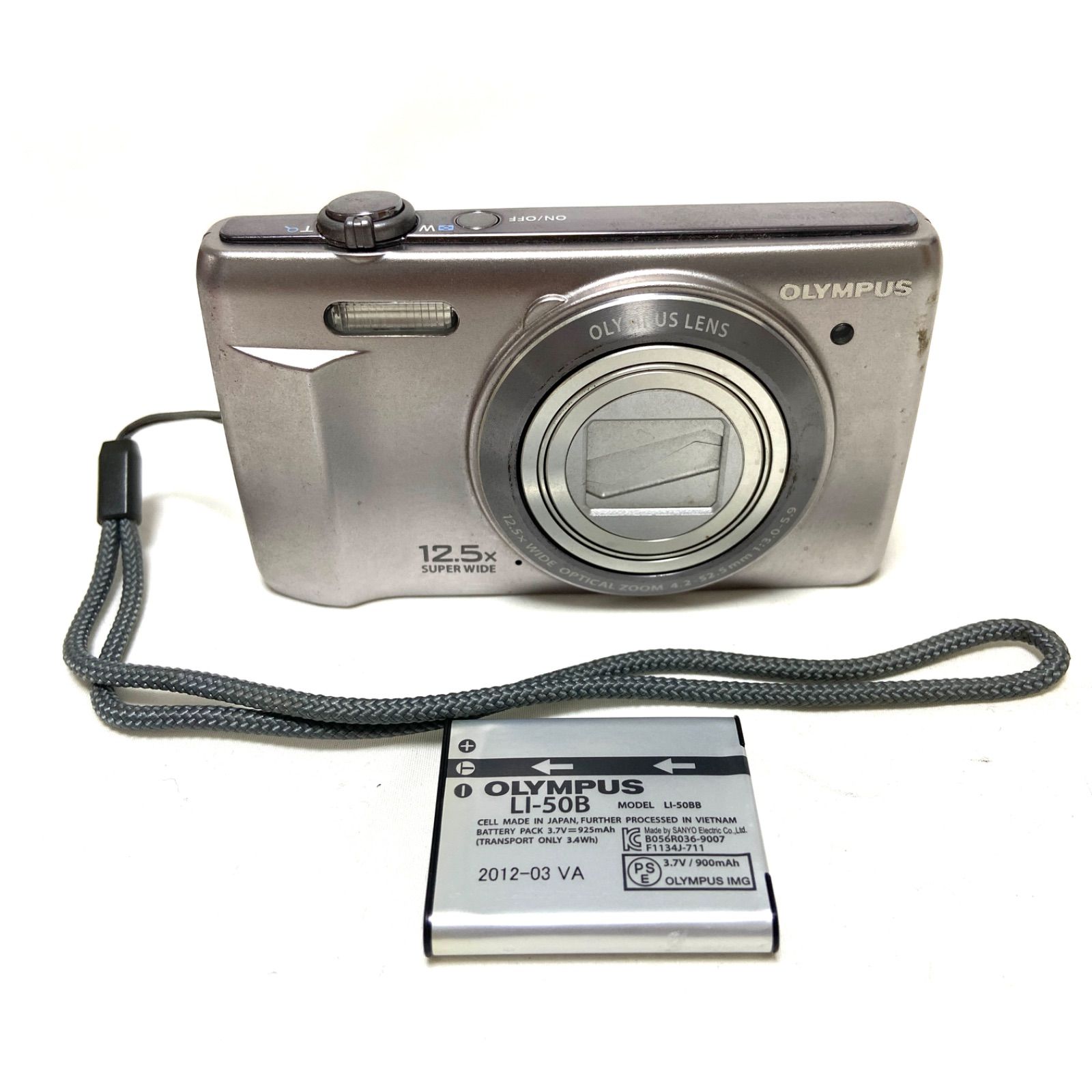 OLYMPUS VR-360 シルバー コンパクトデジタルカメラ コンデジ デジカメ