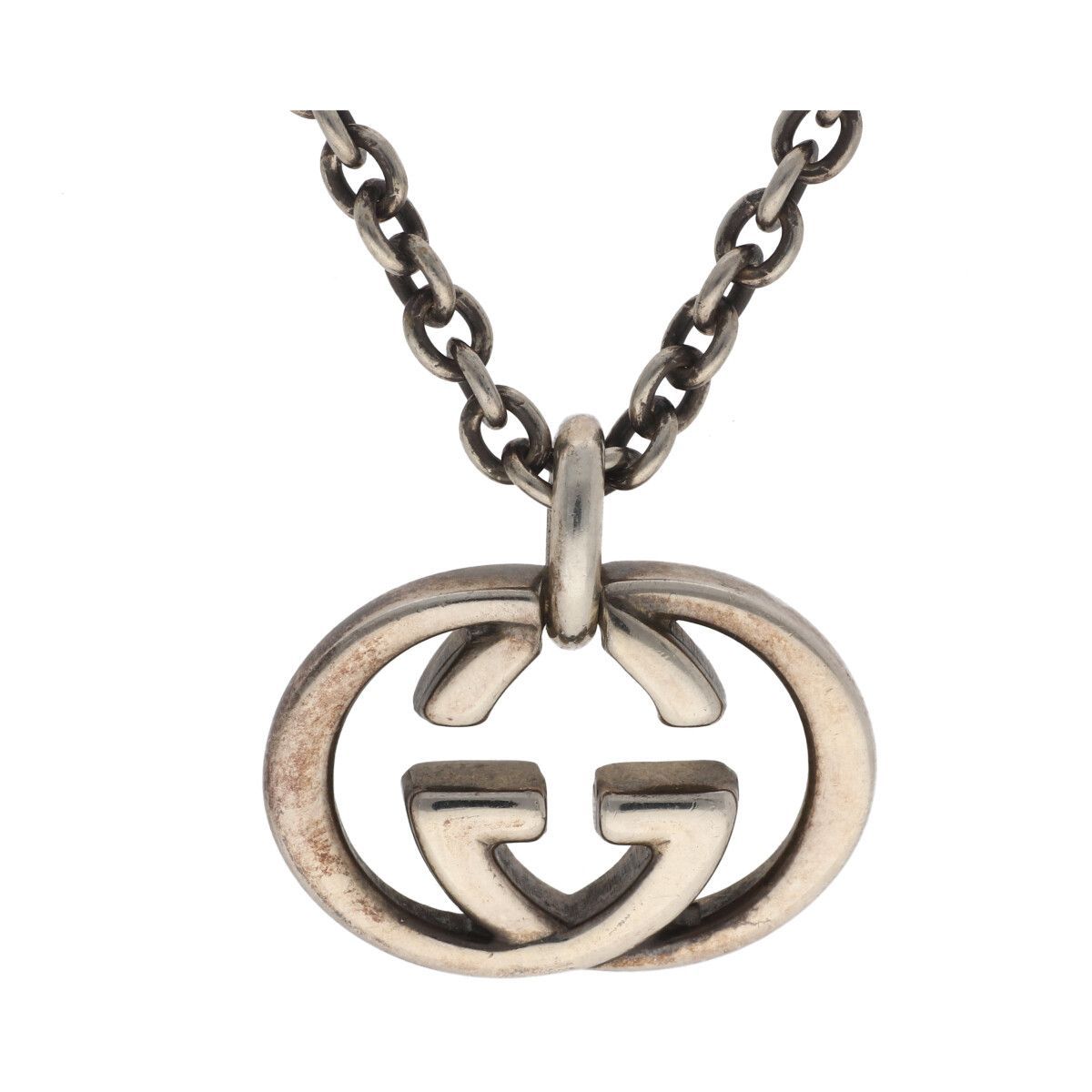 値下げ グッチ インターロッキングG ネックレス ペンダント SV925 GUCCI SALE グッチ インターロッキングG ネックレス ペンダント