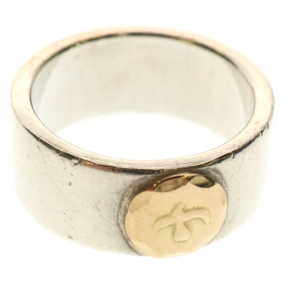 ゴローズ 平打ちリング オールド goro's ゴローズ k18大ローズ平打ち