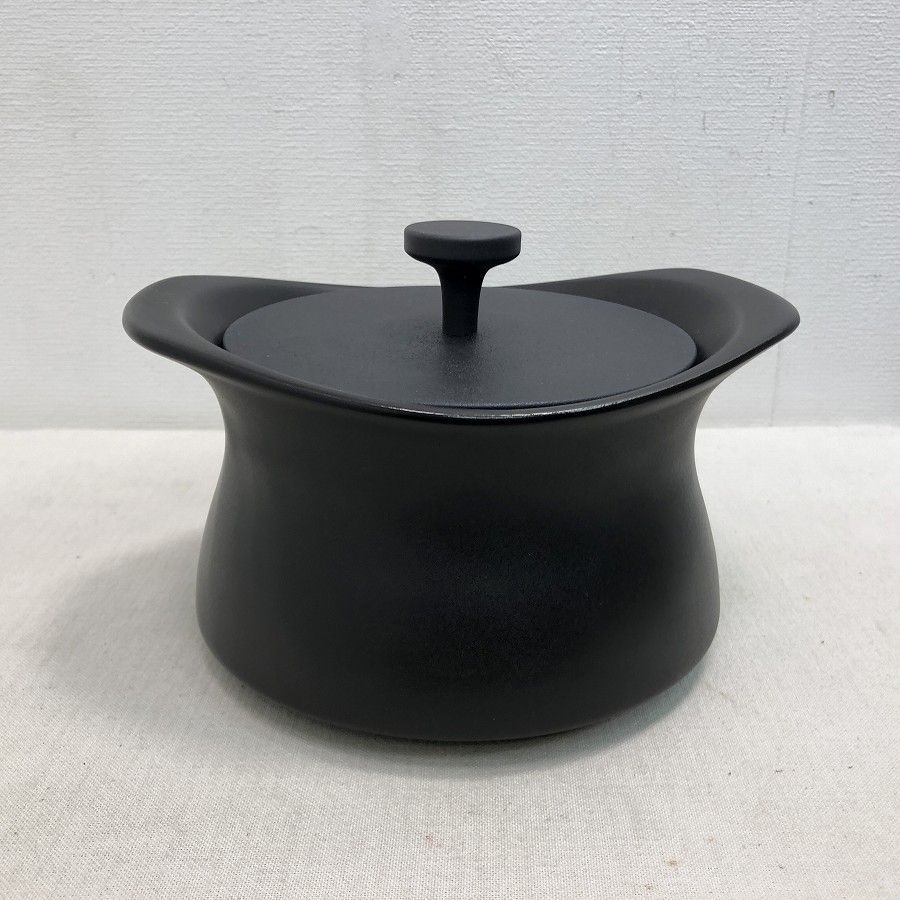 MOLATURA モラトゥーラ best pot ベストポット 16cm 1.5L ブラック 直火用 ごはん1.5～2 合分 1～2 人分のシチューやカレー 土鍋 萬古焼