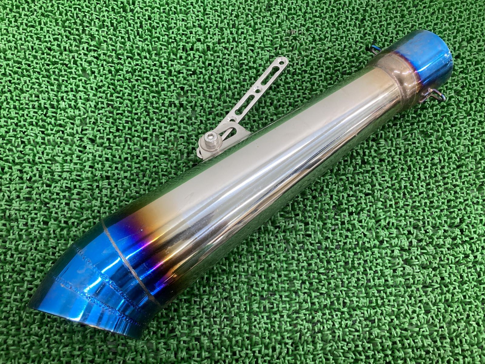 汎用 サイレンサー マフラー チタン フルチタン ワンオフ 54Φ 検 CB400