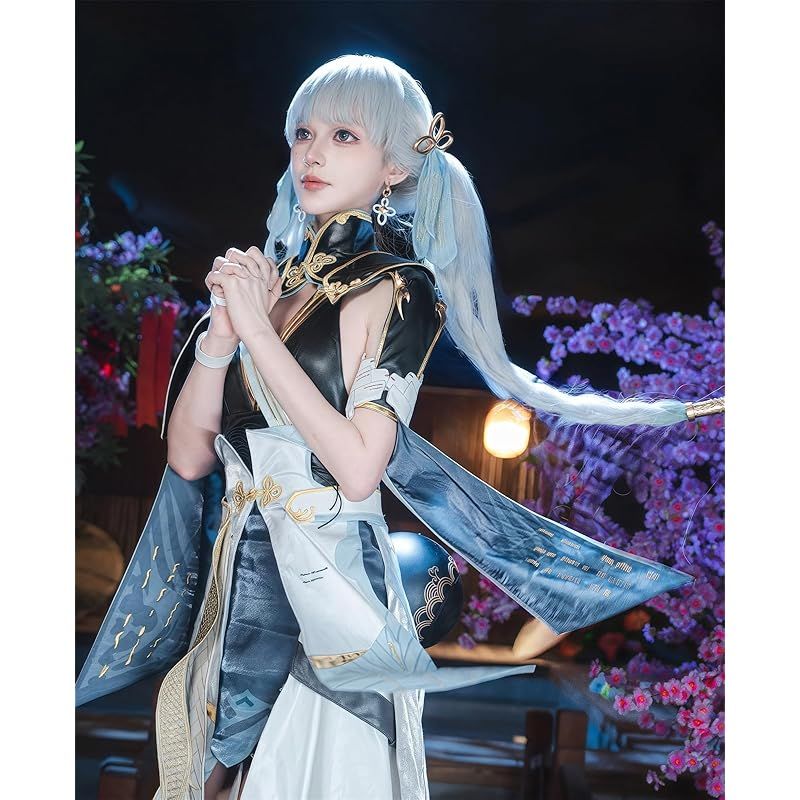 NOKIJP 鳴潮 コスプレ 今汐 コスプレ衣装 こんし コンシ めいちょう Wuthering Waves メイチョウ 人気ゲーム コスチューム 撮影 cosplay 今汐 S