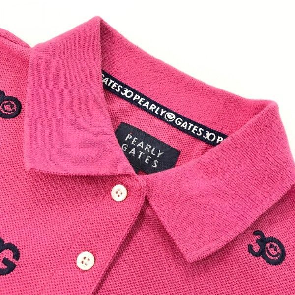 PEARLY GATES パーリーゲイツ 半袖ポロシャツ ニコちゃん 新品】PEARLY GATES パーリーゲイツ 半袖ポロシャツ ニコちゃん
