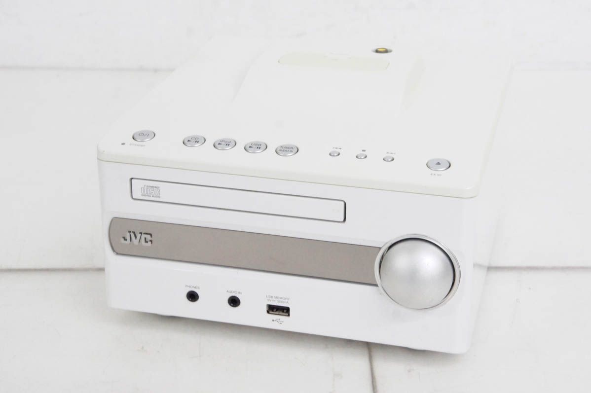 中古】JVC Victorビクター iPod/iPhone対応 CD RECEIVER CA-EXS1-M