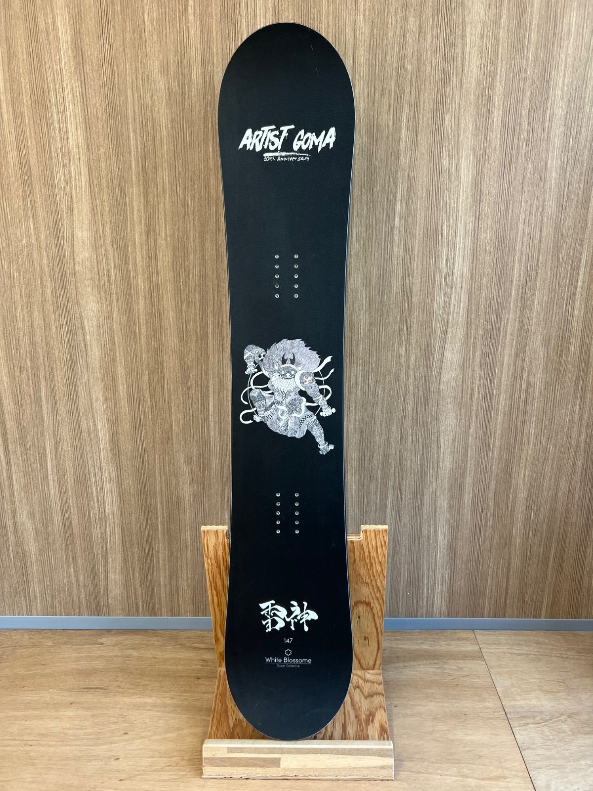 Foumarts公式 ボード アーティストGOMAコラボ Whiteblossome Raijin147cm ホワイトブロッサム ライジン