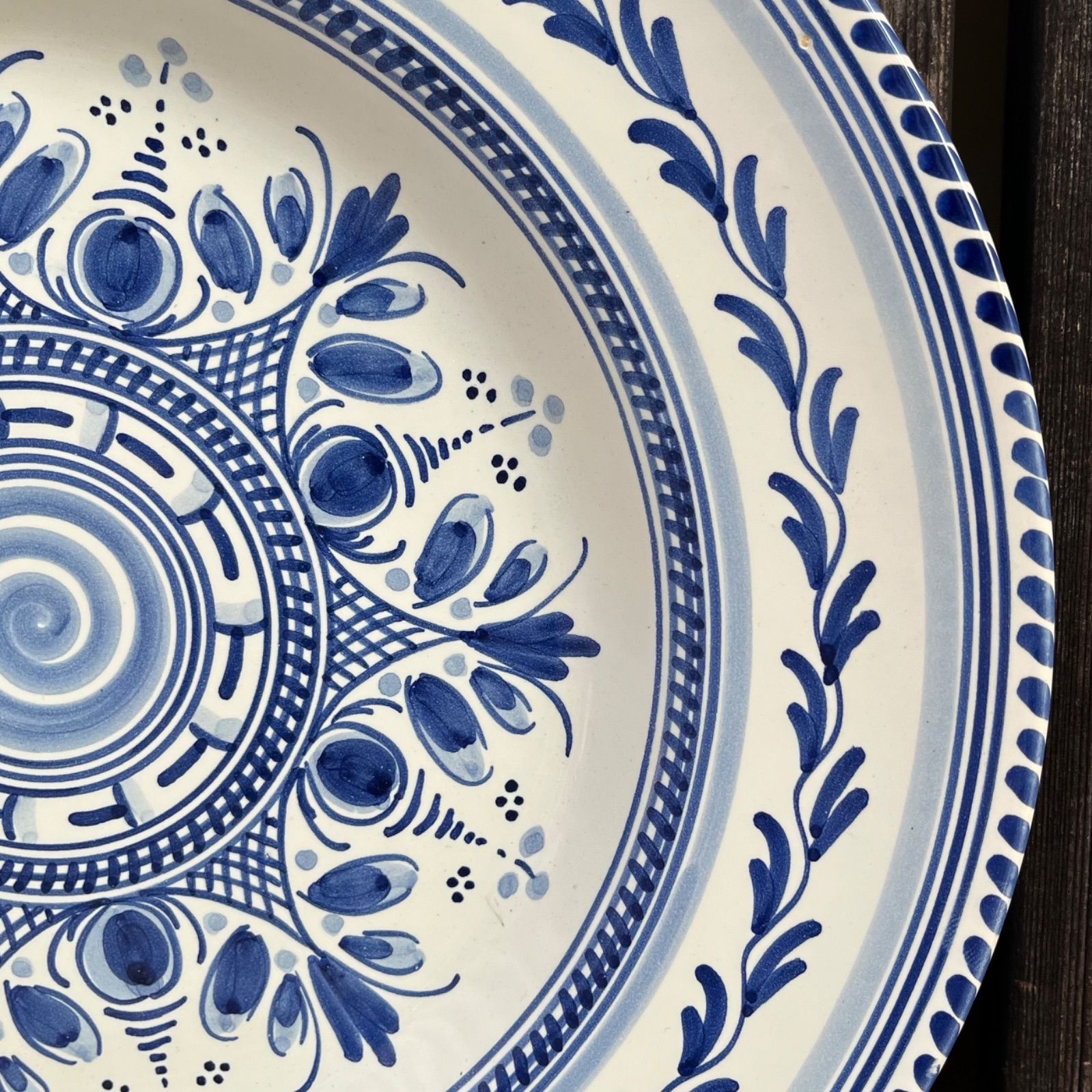 アンティーク スペイングラナダ陶器 大小セット アンティーク スペイングラナダ陶器 大小セット