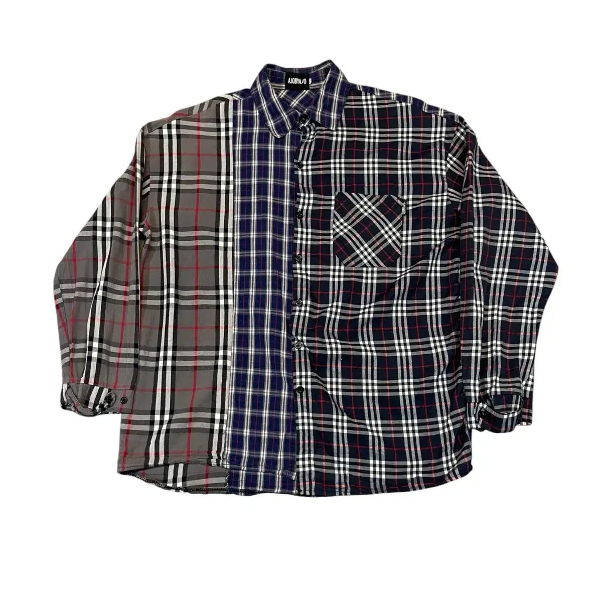 ajobyajo チェックシャツ AJOBYAJO】Layered Check Shirt | OUR BRAND,AJOBYAJO