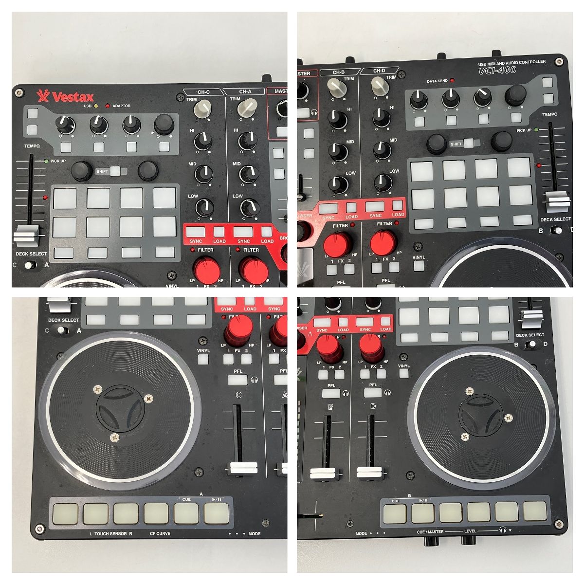 Vestax VCI-400 DJコントローラー 音響機材 コントローラー DJ